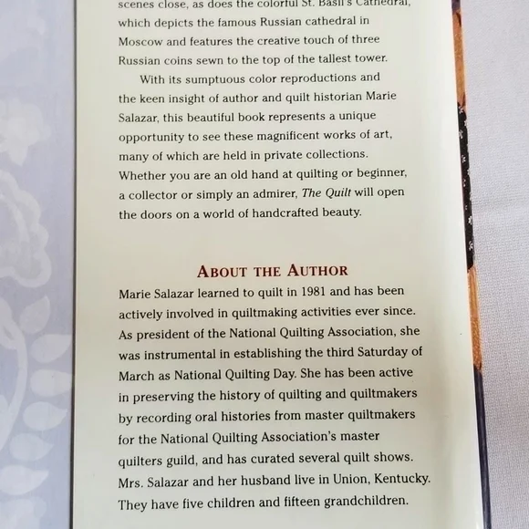 The Quilt Beauty in Fabric and Thread Book - Picture 4 of 7